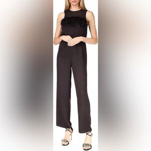 Michael Kors Feather Jumpsuit Black 8